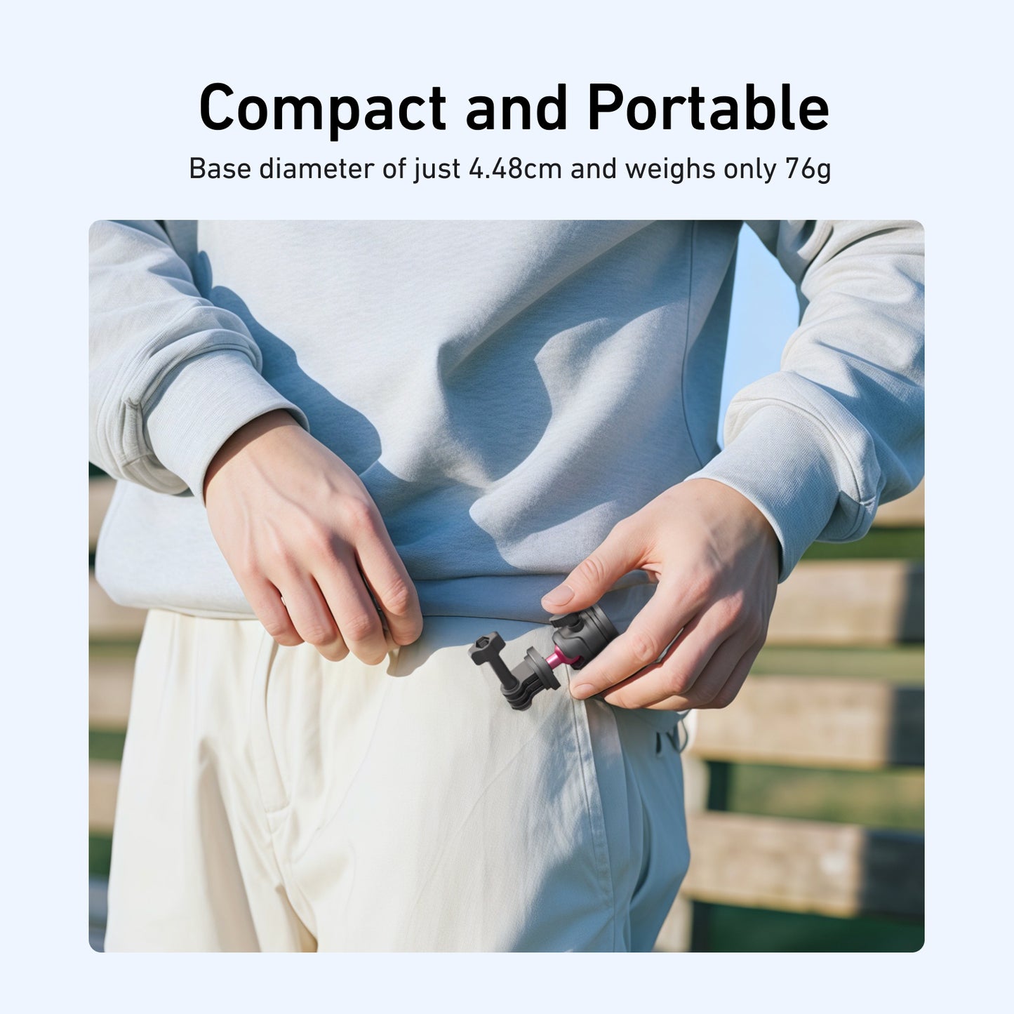 Telesin Magnetische Halterung mit Kugelkopf für Actioncam