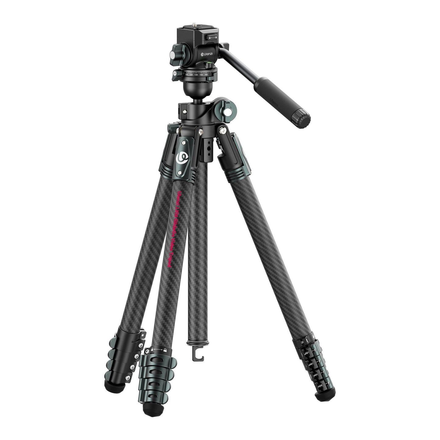 Ulanzi GlideGo JJ06 Video Tripod Carbon - Schwarz