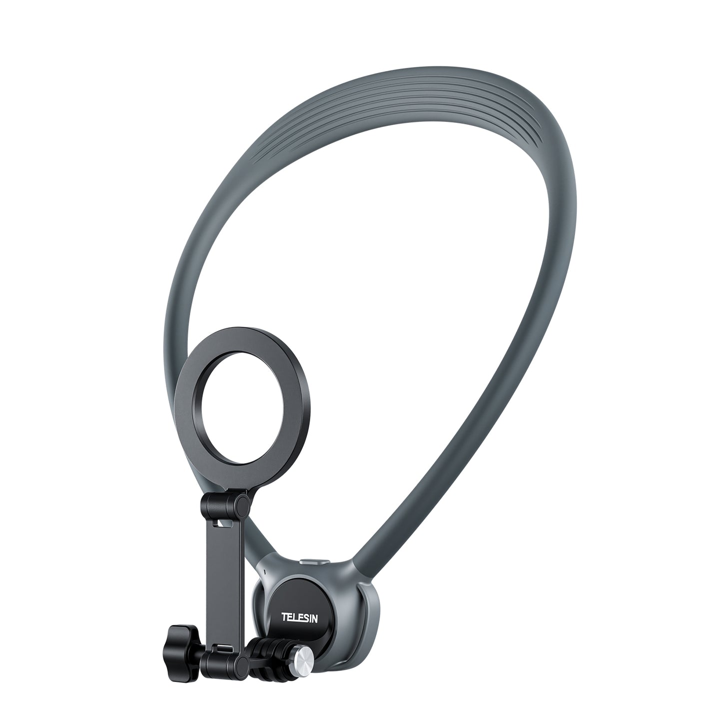 Telesin 360° Halsbandhalterung Kombi - für GoPro & Smartphone - Grau