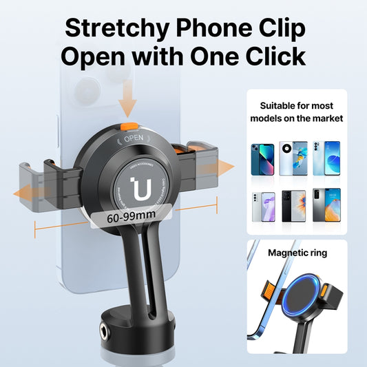 Ulanzi MA31 MagSafe telefoonklem voor statief - Magnetisch - Telefoonhouders