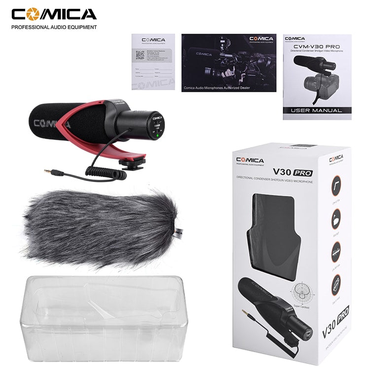 Comica CVM-V30 PRO richtmicrofoon voor camera - Richtmicrofoons