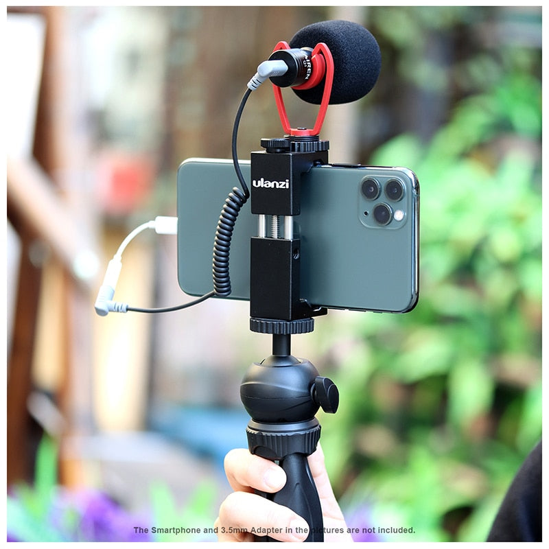Ulanzi Smartphone vlog KIT: mini-statief, telefoonhouder & microfoon - Ministatieven