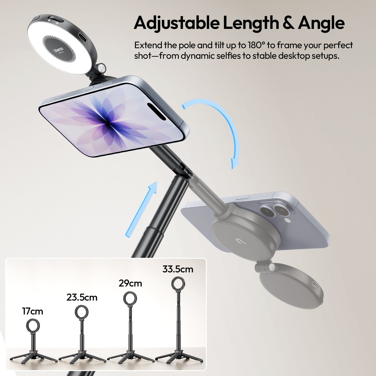 Ulanzi MT71 Magnetischer Mini Selfie-Stick