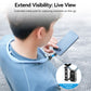 Telesin MagSafe Smartphone neck mount extra groot - Sky Blue - Telefoonhouders