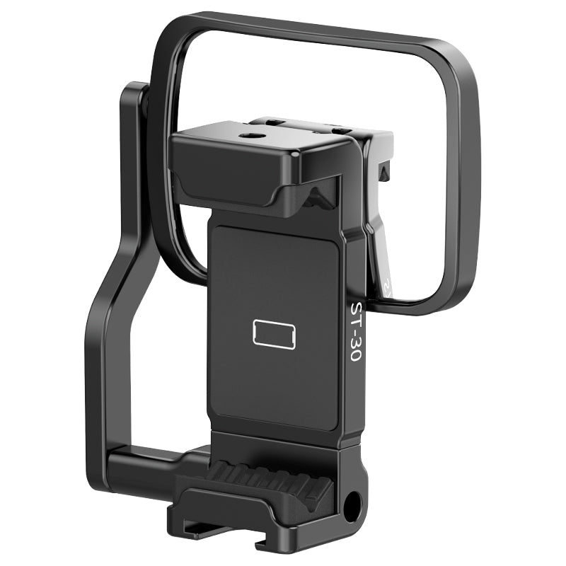 Ulanzi ST-30 Telefoonhouder voor statief met selfie/vlog spiegel - Metaal - Telefoonhouders