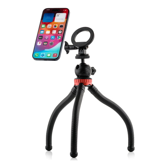 MOJOGEAR Magnetische smartphone-houder voor statief - Kantelbaar - Telefoon en Tablethouders