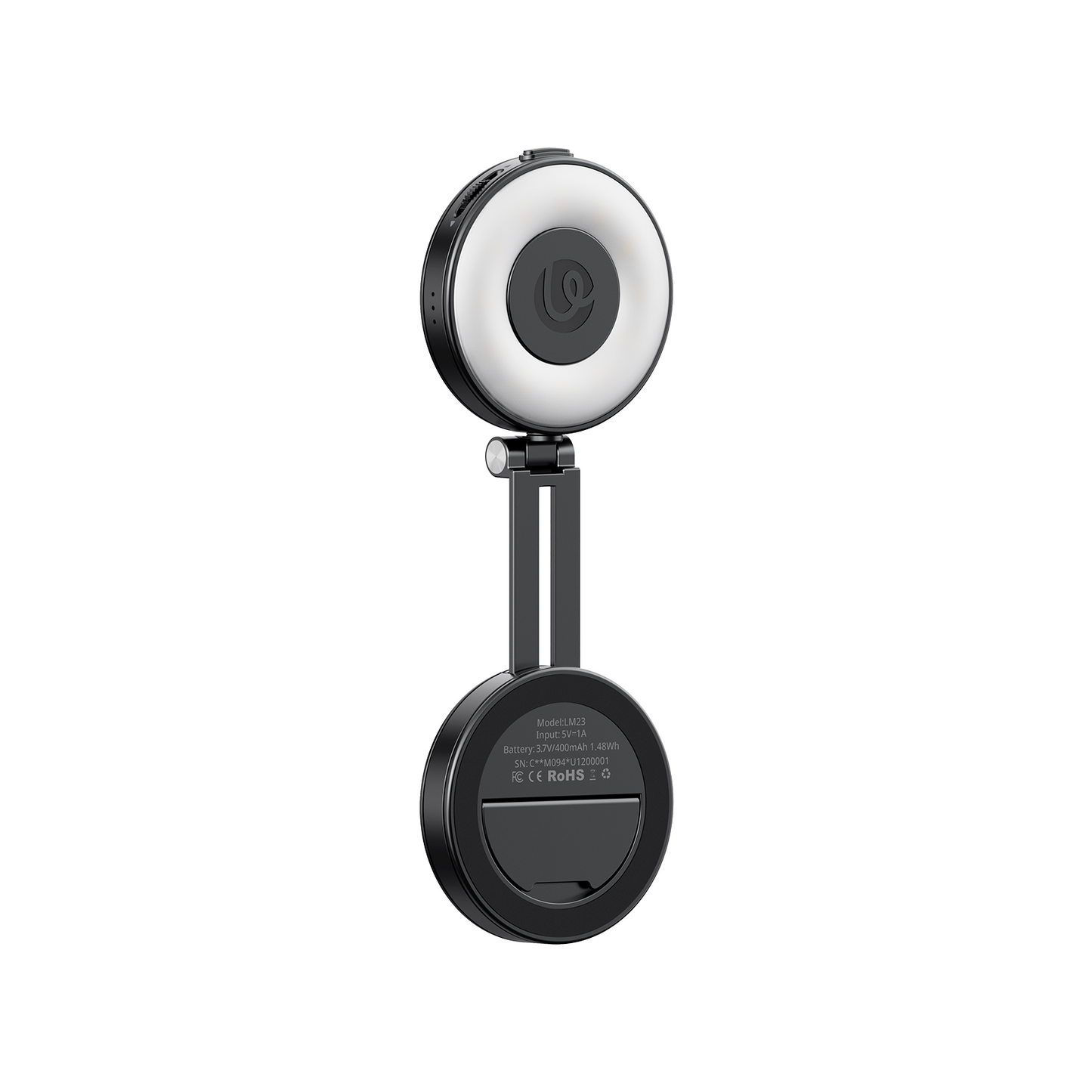 Ulanzi LM23 Smartphone Ring Light V2 met Magsafe - Zwart - Videoverlichting