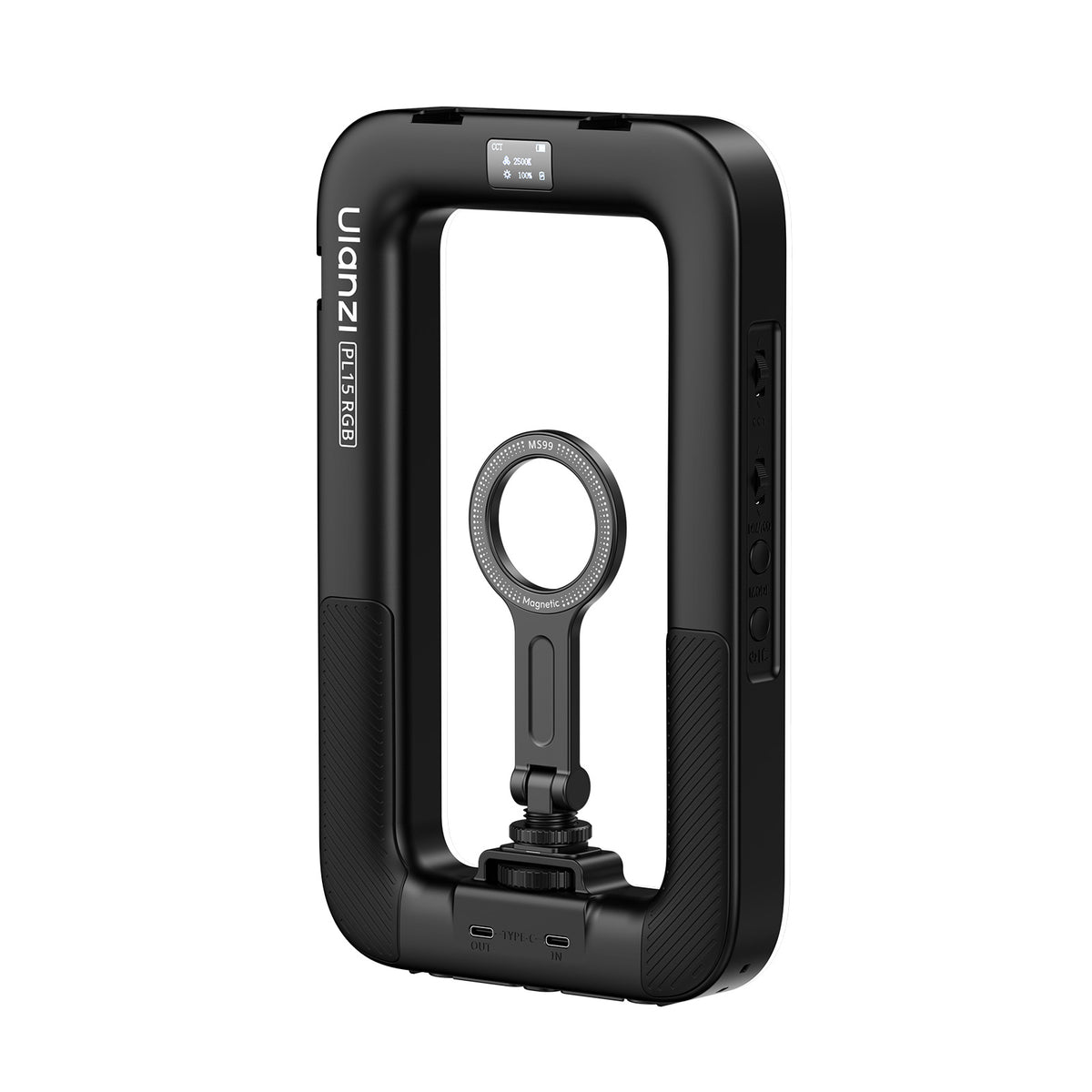 Ulanzi PL15RGB Ringlampen-Video-Rig für Smartphone – MagSafe