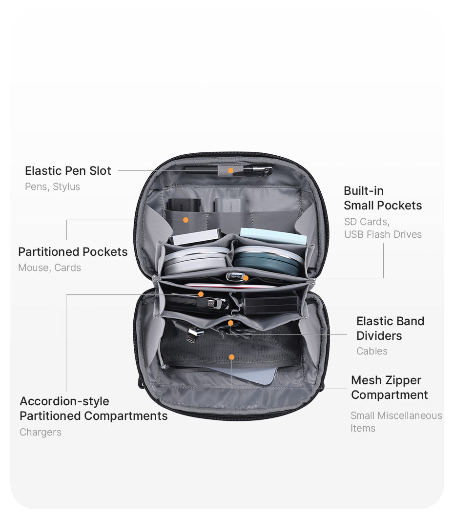 Ulanzi TRAKER BP06 - 2L - Waterafstotende Tech Pouch - Organizers