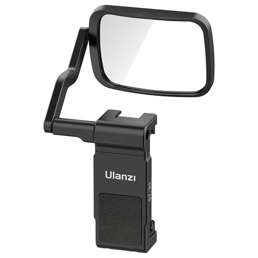 Ulanzi ST-30 Telefoonhouder voor statief met selfie/vlog spiegel - Metaal - Telefoonhouders