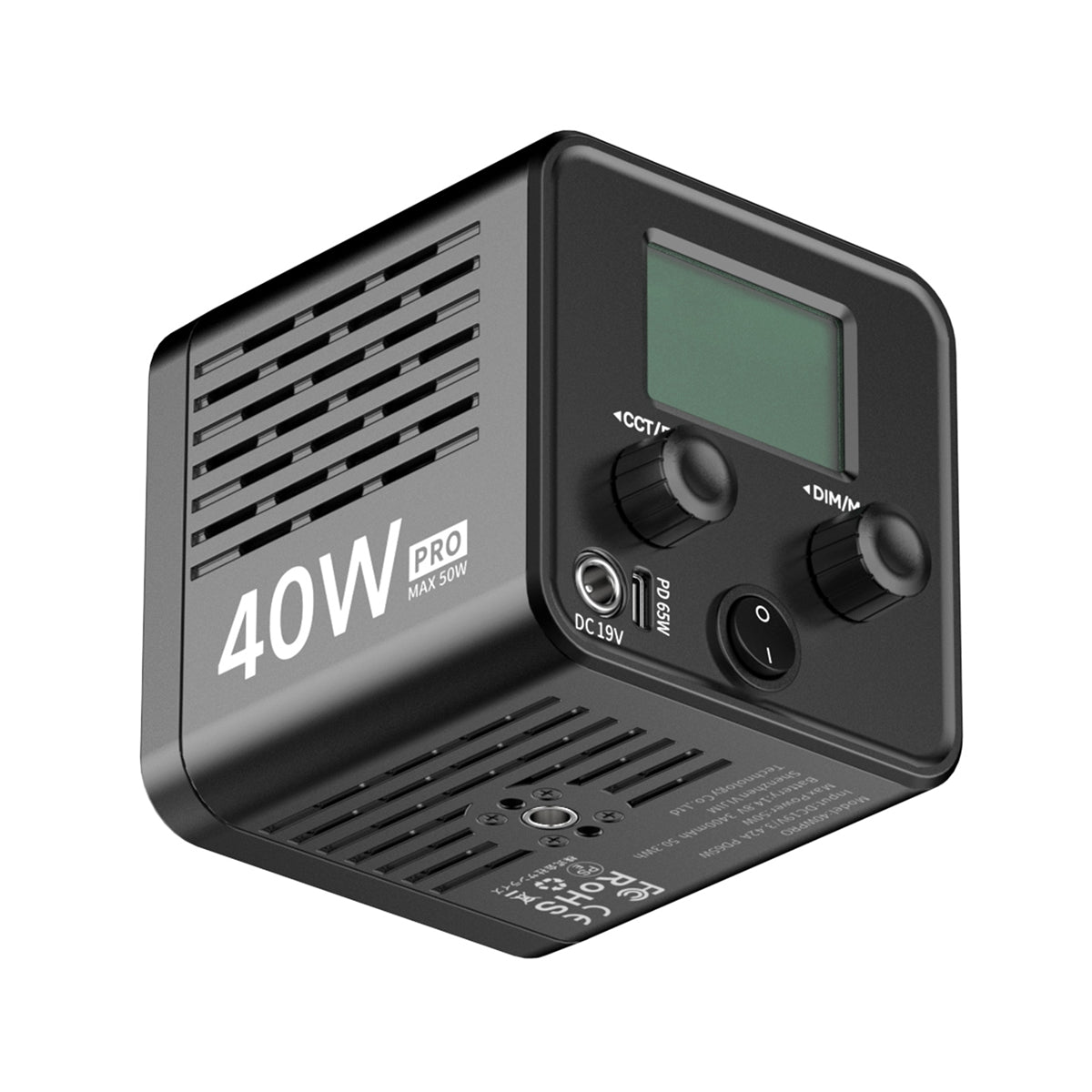 Ulanzi 40W PRO COB-Lampe, zweifarbig, mit eingebautem Akku
