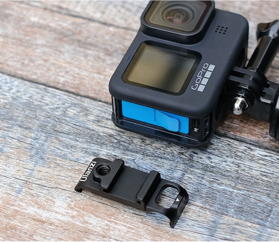 Ulanzi G9-6 GoPro Hero 9,10,11,12 en 13 batterijklep met oplaadaansluiting en Cold Shoe Mount - GoPro Batterijkleppen