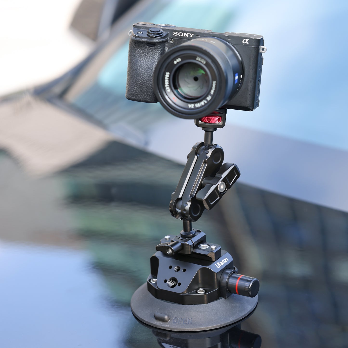 Ulanzi SC-02 Extra Sterke Zuignap 4.5 inch met magic arm voor camera - tot 3kg - Overige producten