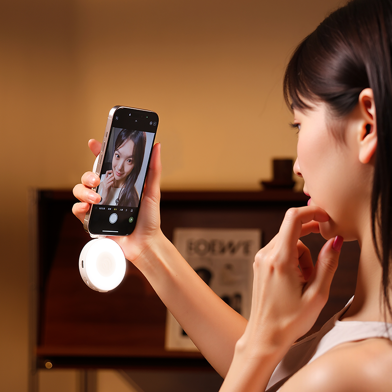 Ulanzi LM23 Smartphone Ring Light V2 met Magsafe - Zwart - Videoverlichting