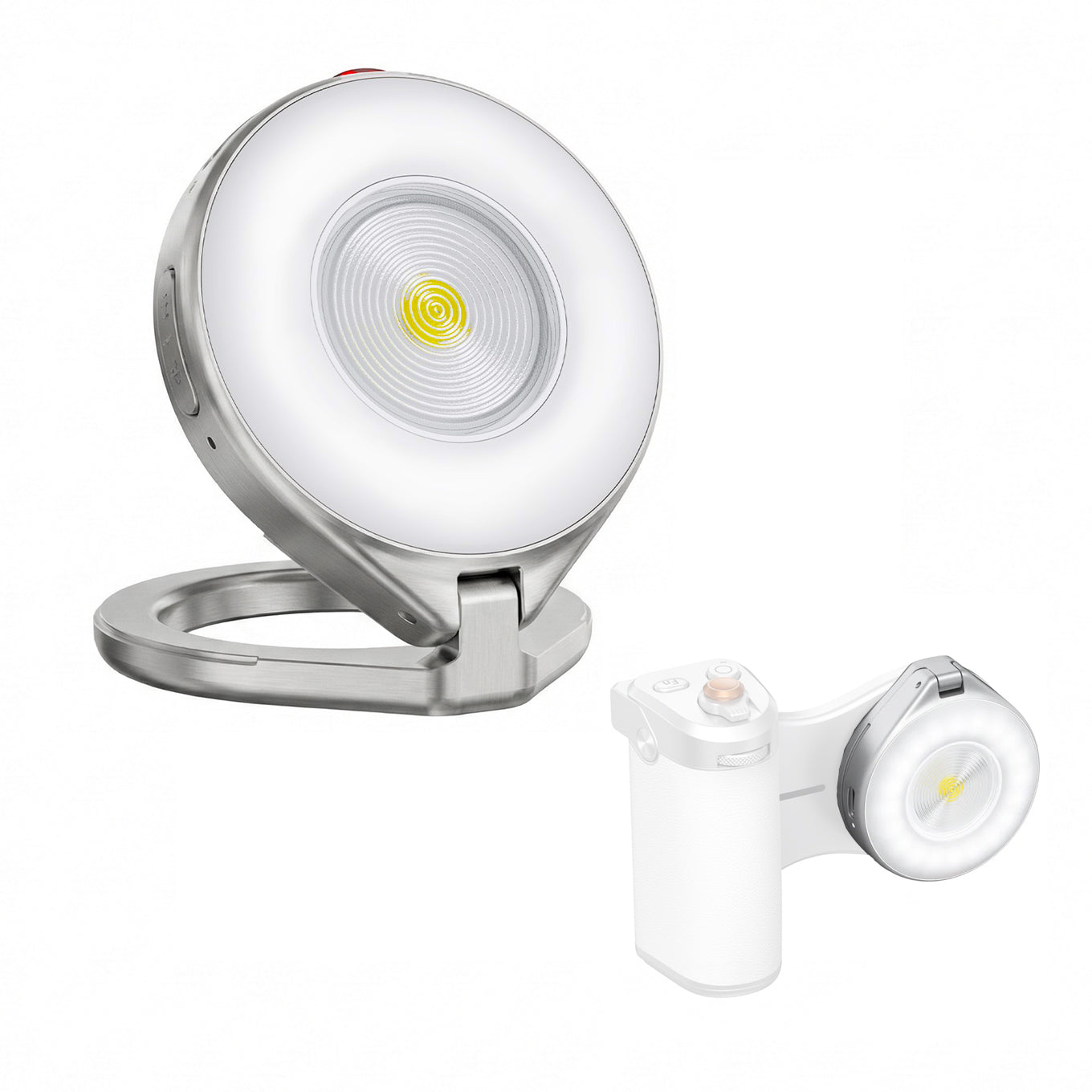 Telesin magnetische flitser & ringlamp voor smartphone met MagSafe - Titanium - Ringlampen