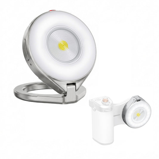 Telesin magnetische flitser & ringlamp voor smartphone met MagSafe - Titanium - Ringlampen