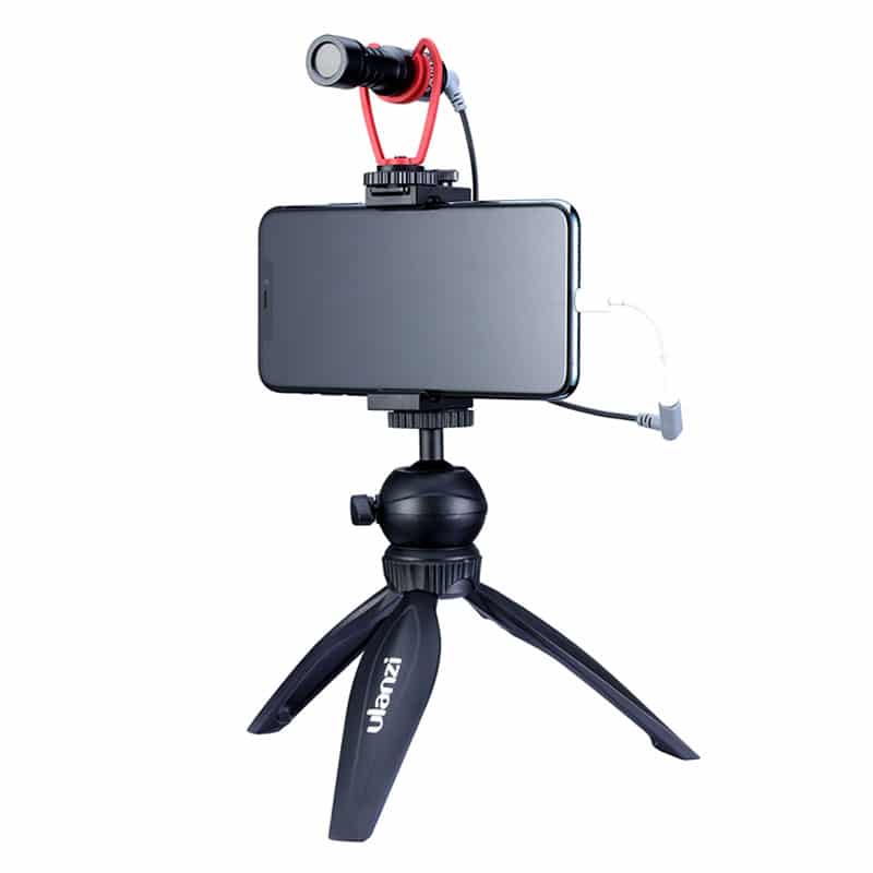 Ulanzi Smartphone vlog KIT: mini-statief, telefoonhouder & microfoon - Ministatieven
