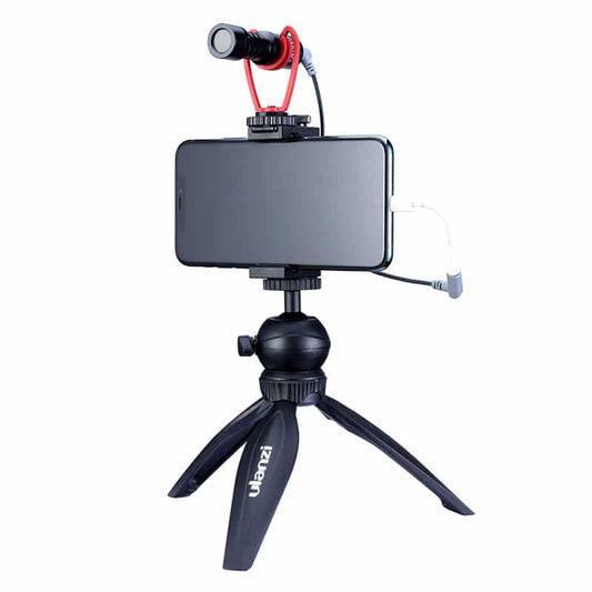 Ulanzi Smartphone vlog KIT: mini-statief, telefoonhouder & microfoon - Ministatieven