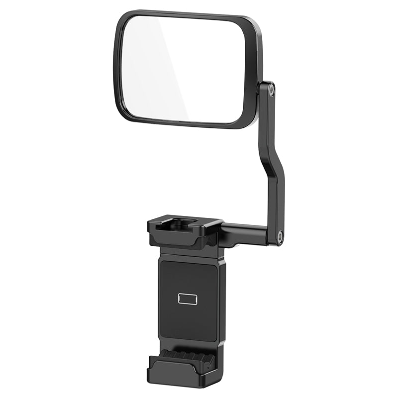 Ulanzi ST-30 Telefoonhouder voor statief met selfie/vlog spiegel - Metaal - Telefoonhouders