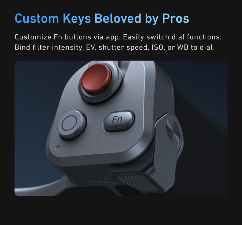 Telesin Master Grip V2 voor iPhone 17 Pro - Creator Combo met lamp en filter - Handgrips