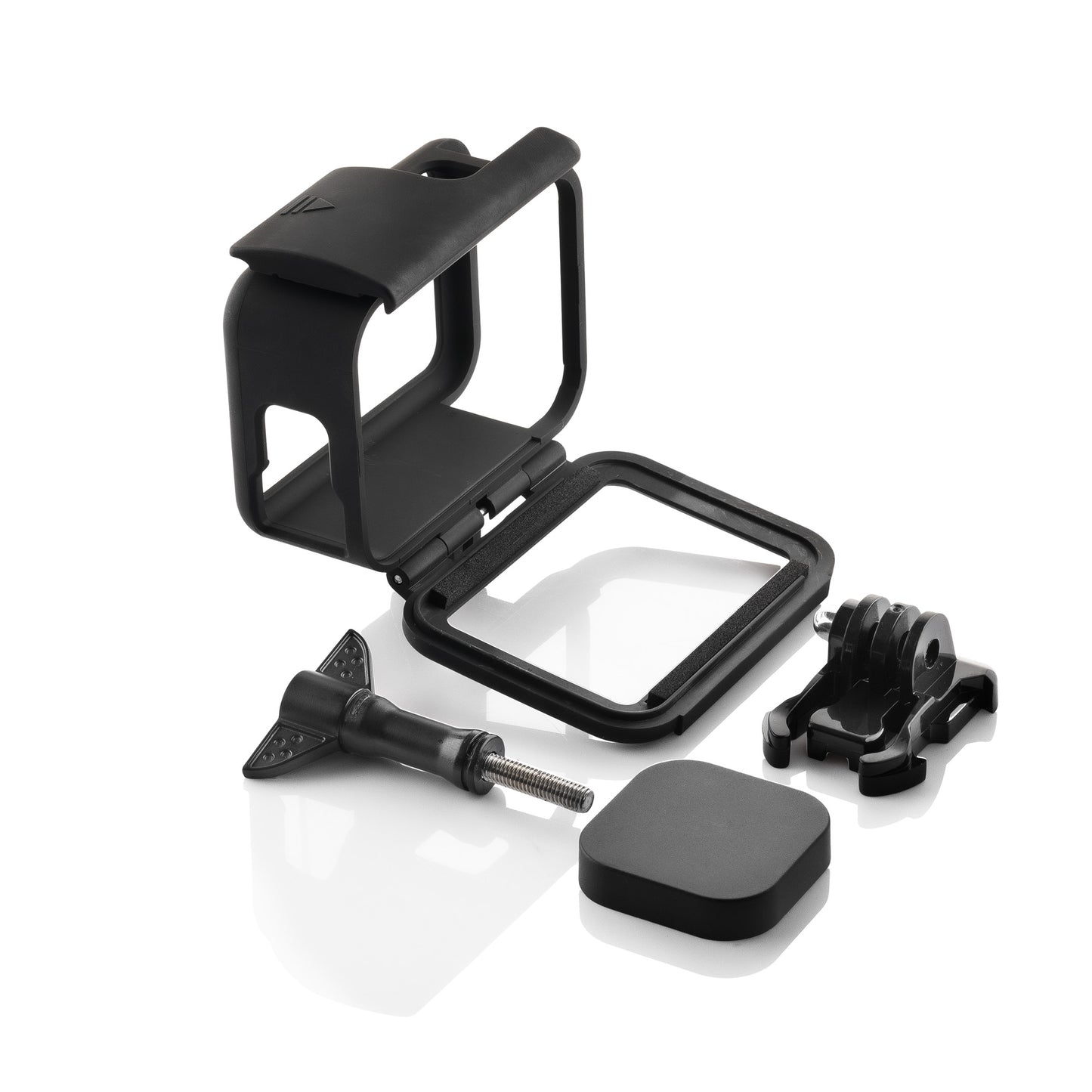 MOJOGEAR Schutzrahmen Kunststoff für GoPro 13 mit Objektivdeckel