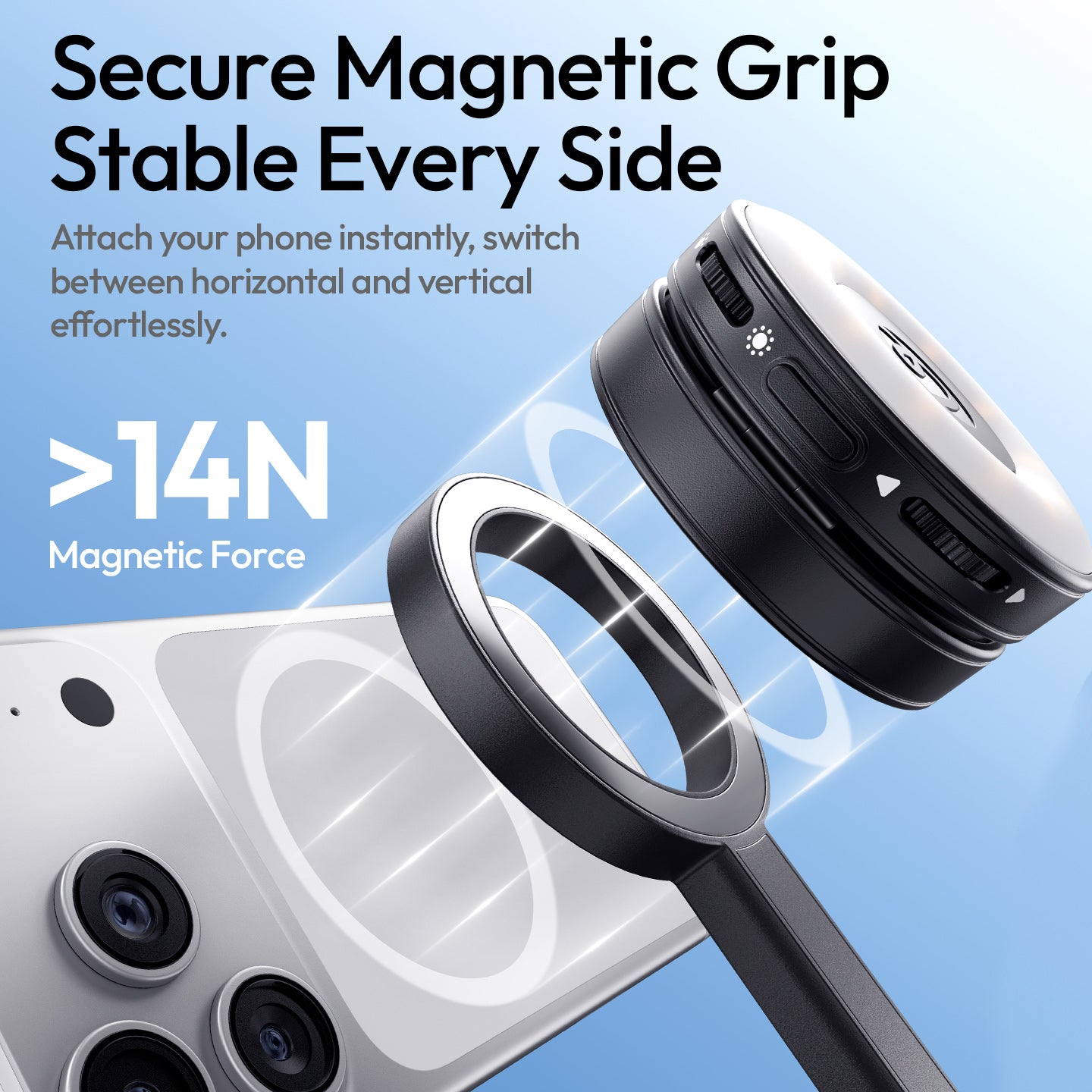 Ulanzi SK-21 Selfie Stick Statief 180 cm met MagSafe, Bluetooth remote & Auto-open - Statieven en toebehoren