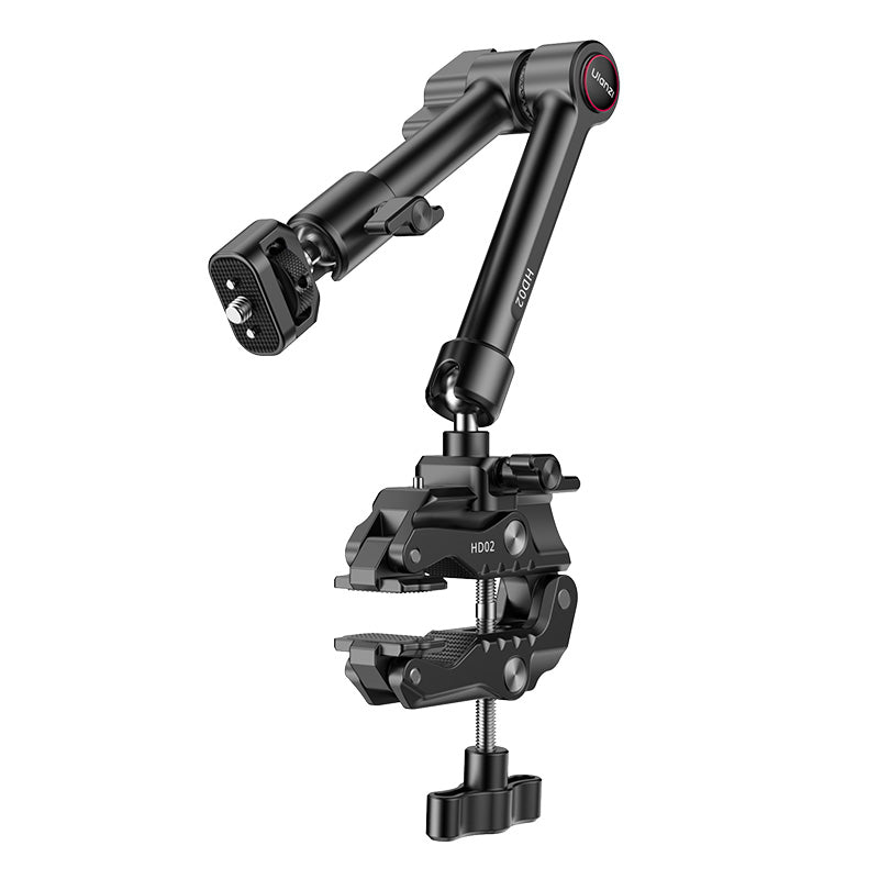 Ulanzi HD02 Magic Arm Kit mit Klemme – Schwarz