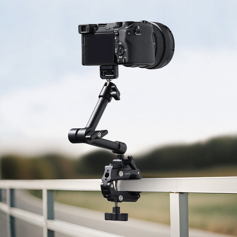 Ulanzi HD02 Magic Arm Kit mit Klemme – Schwarz