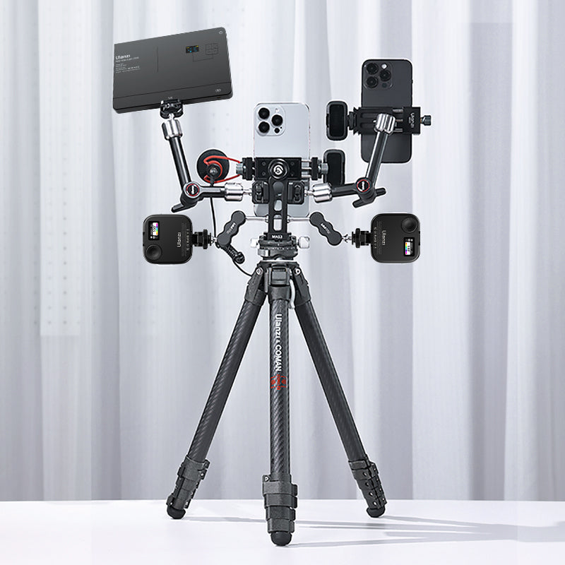 Ulanzi MA53 Draaibare telefoonhouder met Arca Swiss - Metaal - Telefoon en Tablethouders