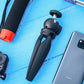 MOJOGEAR Video KIT / vlog set: Mini-statief + telefoonhouder + microfoon + lampje - Ministatieven