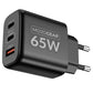 MOJOGEAR CHARGE+ 65W snellader met USB naar USB-C kabel 1,5 meter | Geschikt voor Samsung/iPhone 15/16 - Opladers