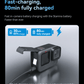 Telesin Stamina Wintersport Batterij voor GoPro 9 / 10 / 11 / 12 - 1750 mAh - GoPro-accessoires