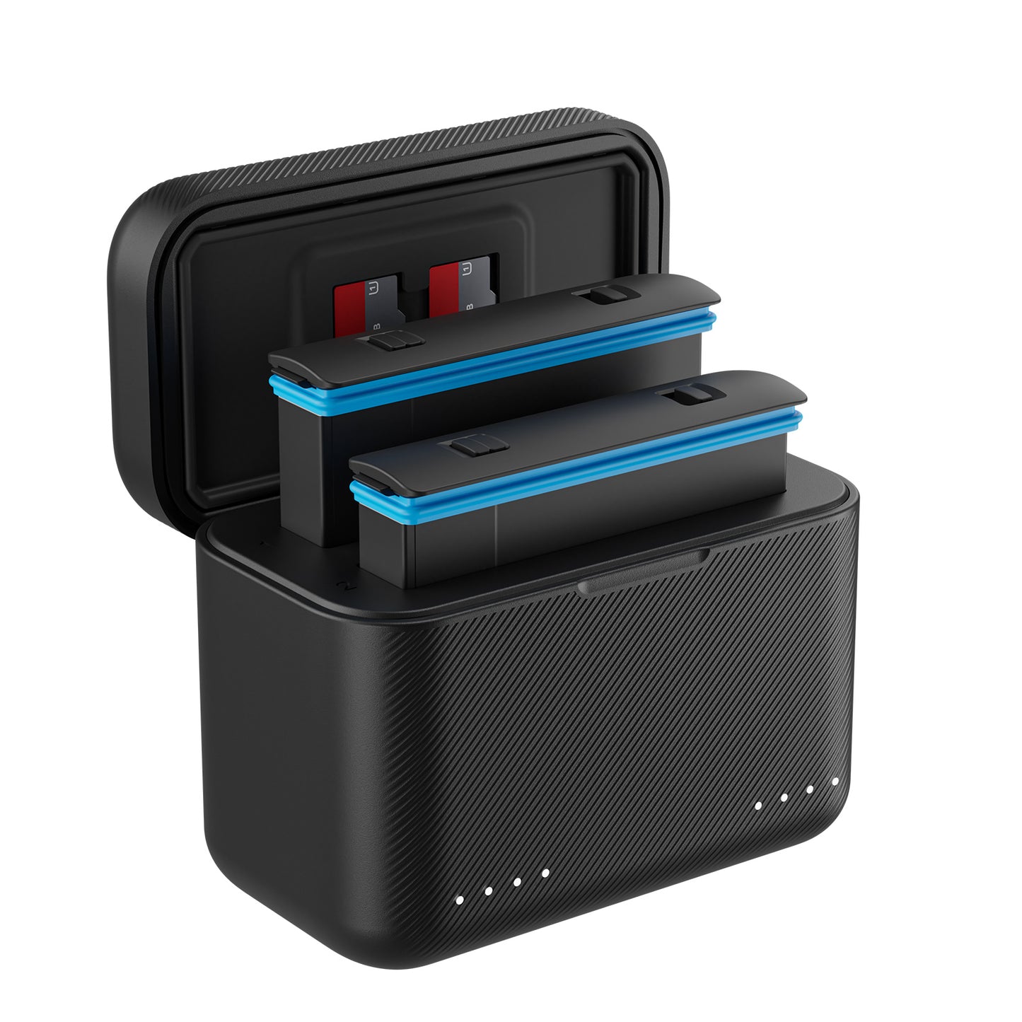 Telesin Ladebox für Insta360 X5 Akkus (2 Steckplätze)