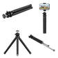 MOJOGEAR Telefoon statief met uitschuifbare poten tot 110cm - met premium telefoonhouder - Grote statieven