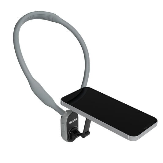 Telesin magnetische Halshalterung für Smartphone - Grau