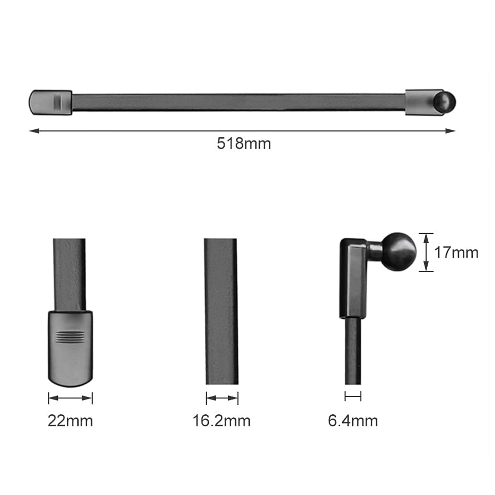 MOJOGEAR Flexibler Arm mit Magnethalterung für Smartphone
