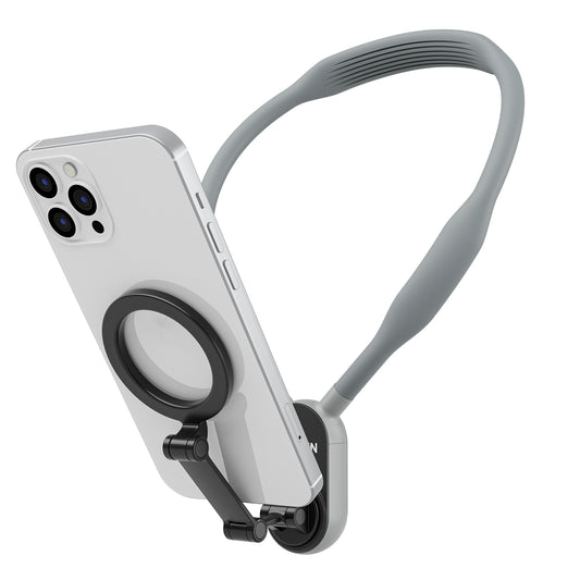 Telesin magnetische neck mount voor smartphone - Grijs - Telefoonhouders