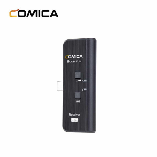 Comica BoomX-D UC2 draadloze microfoon-set met 2 zenders en USB-C-ontvanger - Obsolete