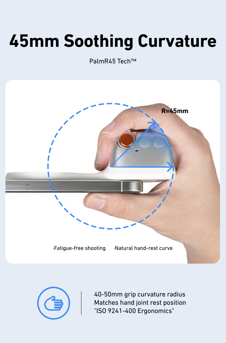Telesin Fun Shot Magnetischer Griff 2 - Weiß