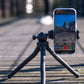 Flexibel statief met extra stevige poten KIT: incl. telefoonhouder, bluetooth remote, GoPro-adapter & opbergzakje - Flexibele statieven