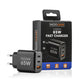 MOJOGEAR CHARGE+ 65W oplader voor iPhone & iPad met Lightning naar USB kabel 1,5 meter | iPhone snellader - Opladers