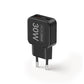 MOJOGEAR CHARGE+ 30 W ultraflaches USB-C-Ladegerät mit 2 USB/USB-C-Anschlüssen
