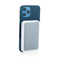 MOJOGEAR Wireless MagSafe powerbank 10.000 mAh - Magnetisch en Draadloos voor Android en iPhone - Met standaard - Wit - Powerbanks