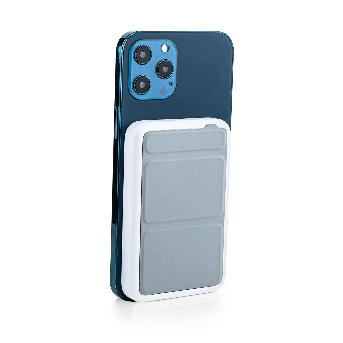 MOJOGEAR Wireless MagSafe powerbank 10.000 mAh - Magnetisch en Draadloos voor Android en iPhone - Met standaard - Wit - Powerbanks