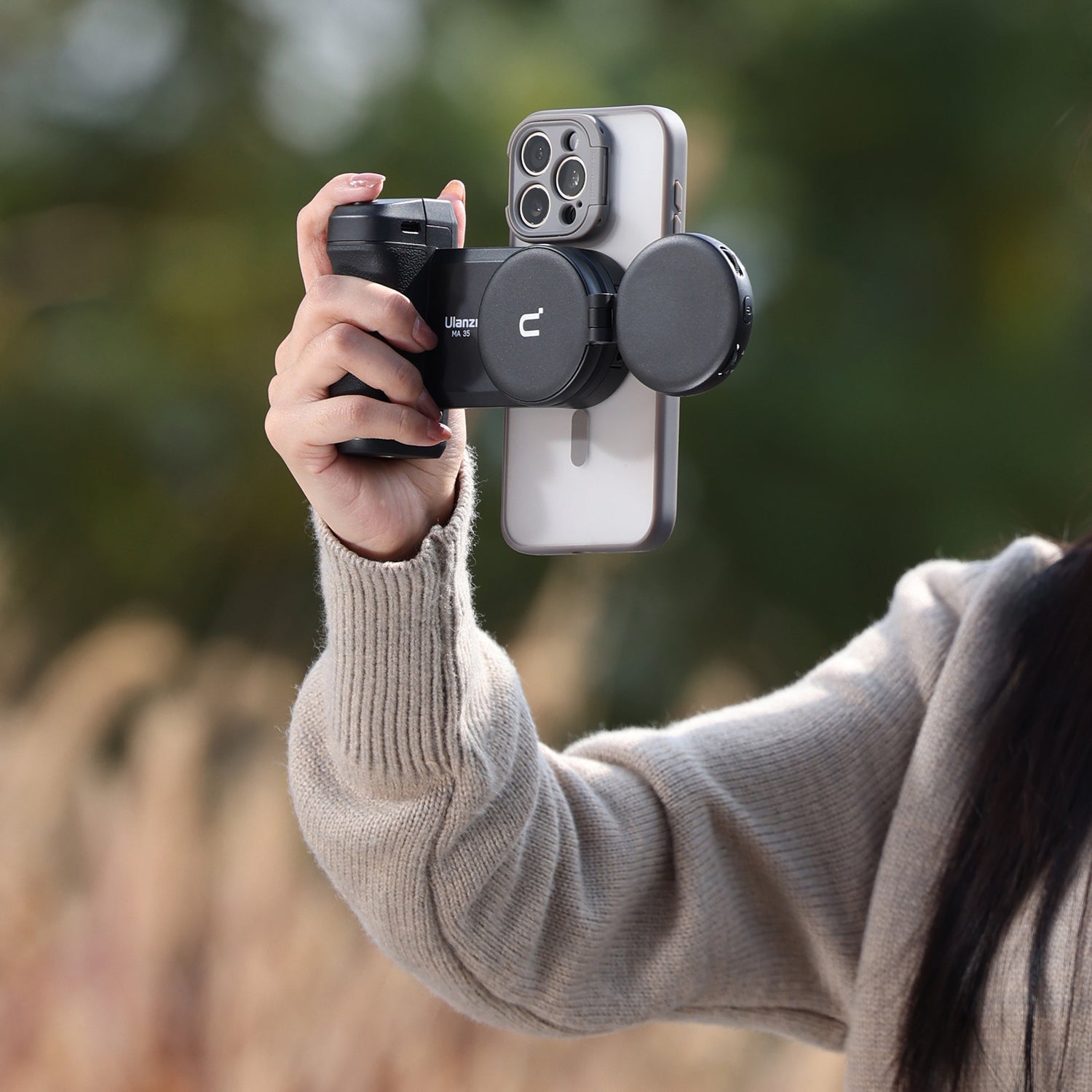 Ulanzi MA35 Magnetische Smartphone CapGrip - Handgrips