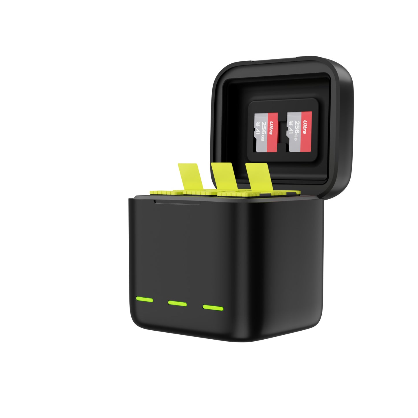 Telesin Oplaadbox met 3 batterijen voor GoPro 9/ 10 / 11 / 12 - GoPro Accu's en opladers