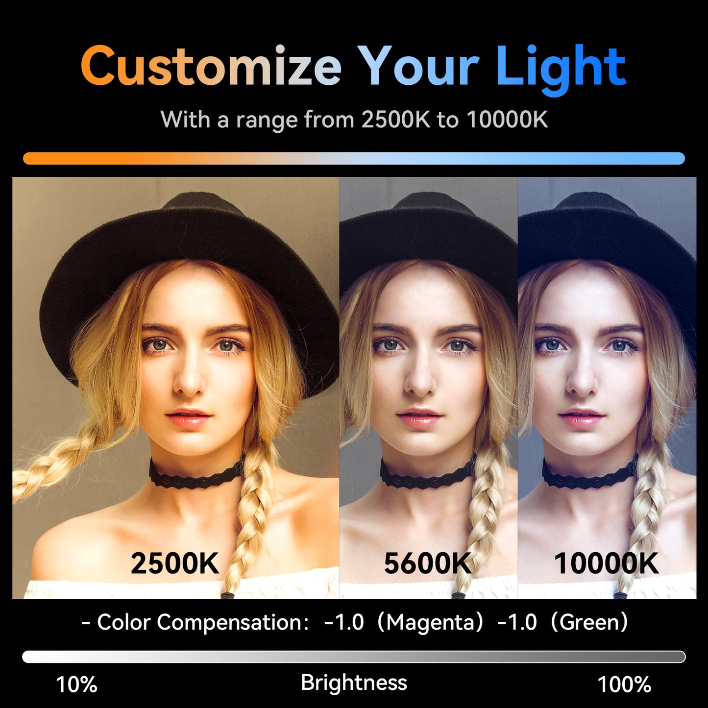 Ulanzi VL360 RGB 40W Pro Leuchtstab mit Griff