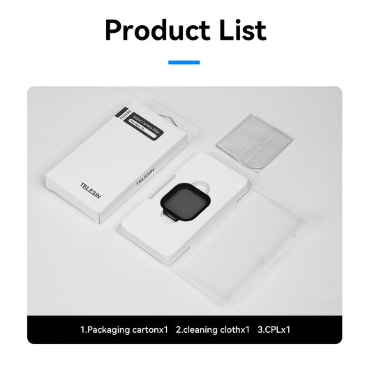 Telesin CPL Lens Filter voor GoPro Hero 13 - GoPro filters