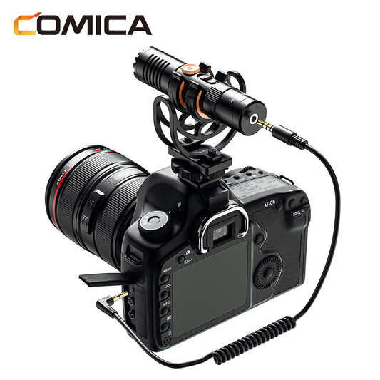 Comica VM10 Pro compacte microfoon voor telefoon en camera - met 3.5mm en USB-C - Obsolete