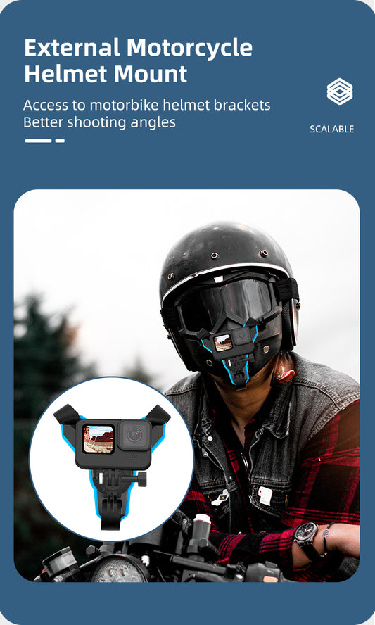 Telesin 360° draaibare backpack strap mount voor action cam - GoPro Mounts